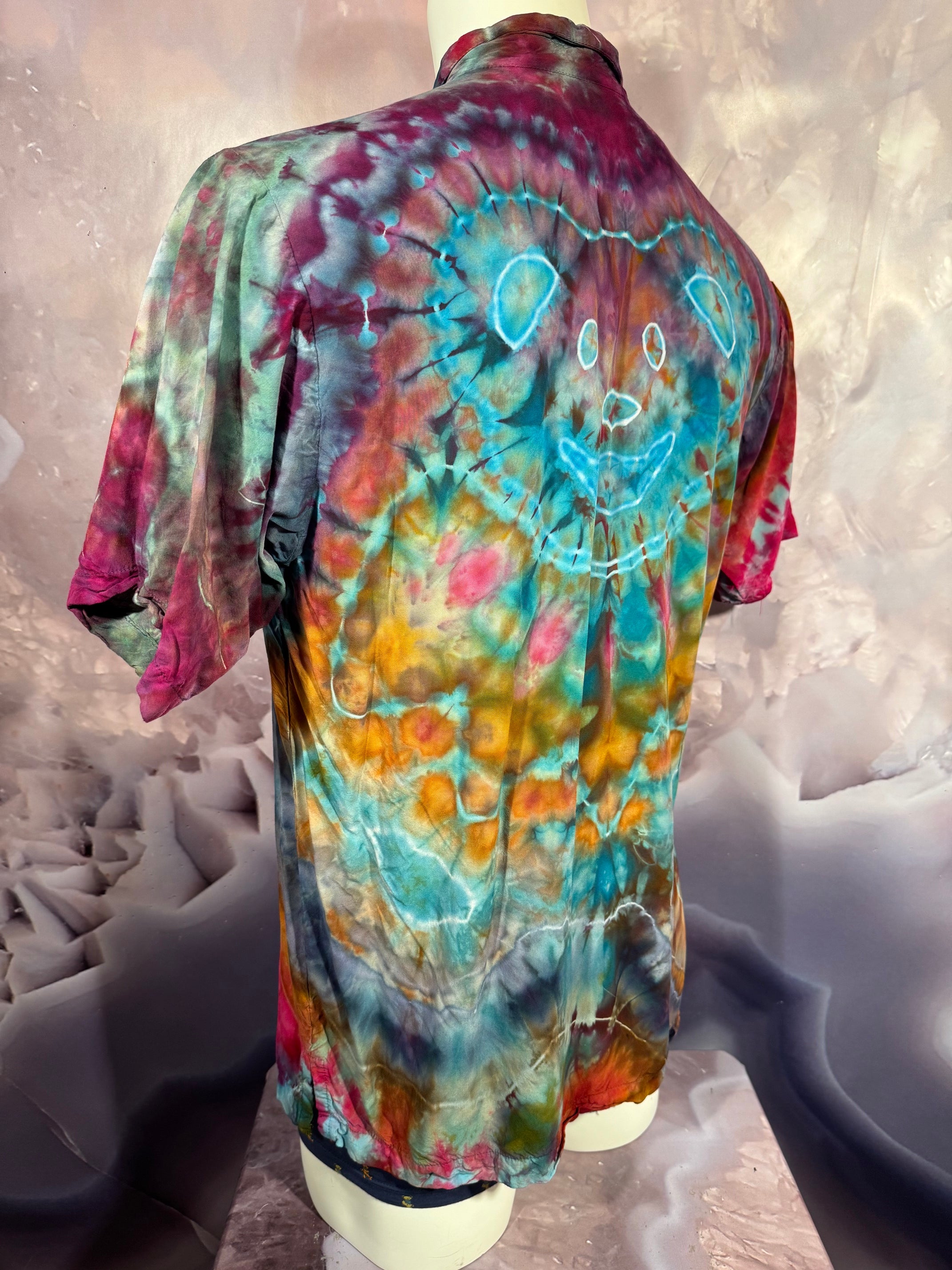 Medium Tyrannosaurus Dyes Button Down #4