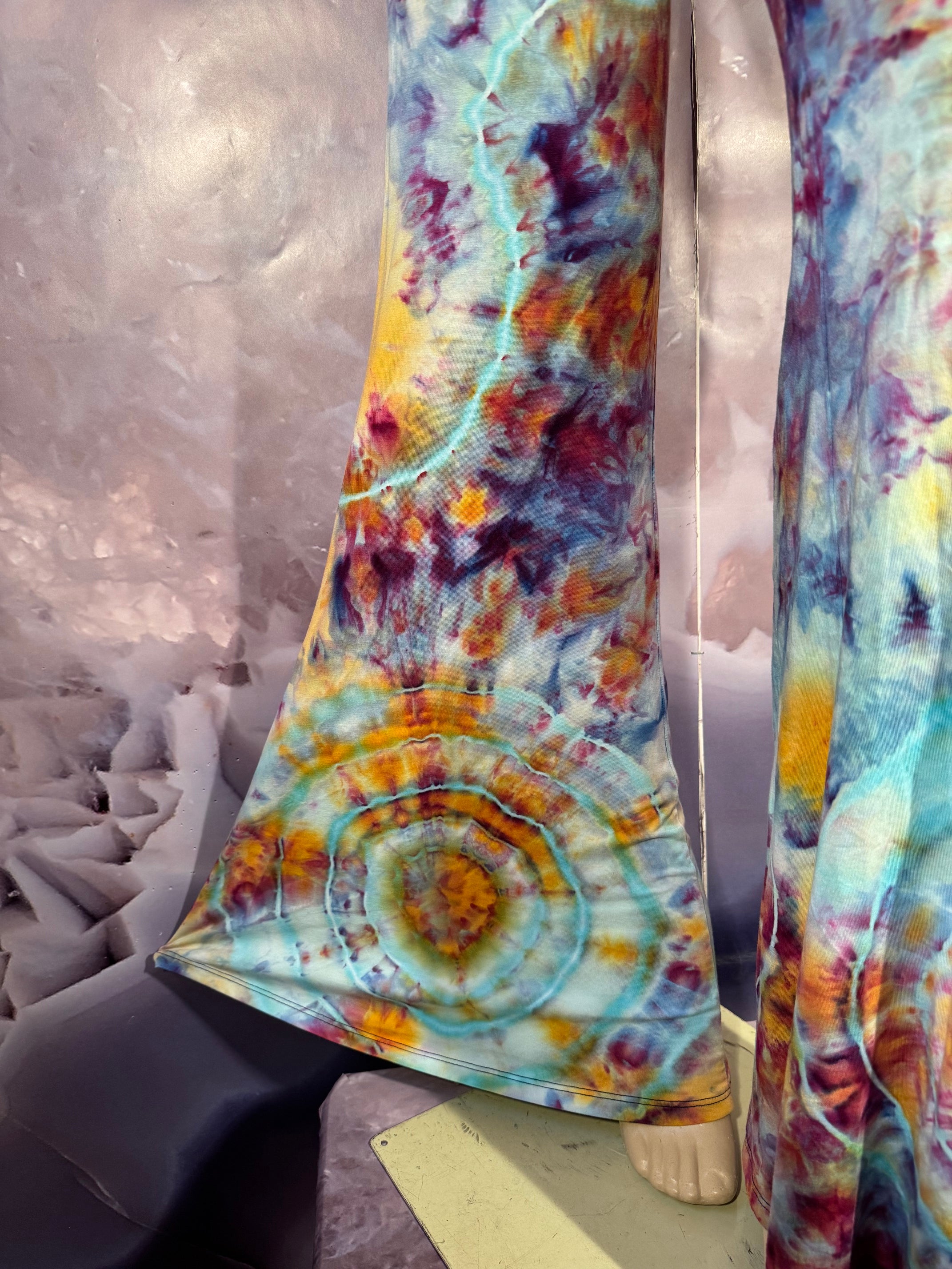 Large Colorfully Blessed McGee Bell Bottom #6
