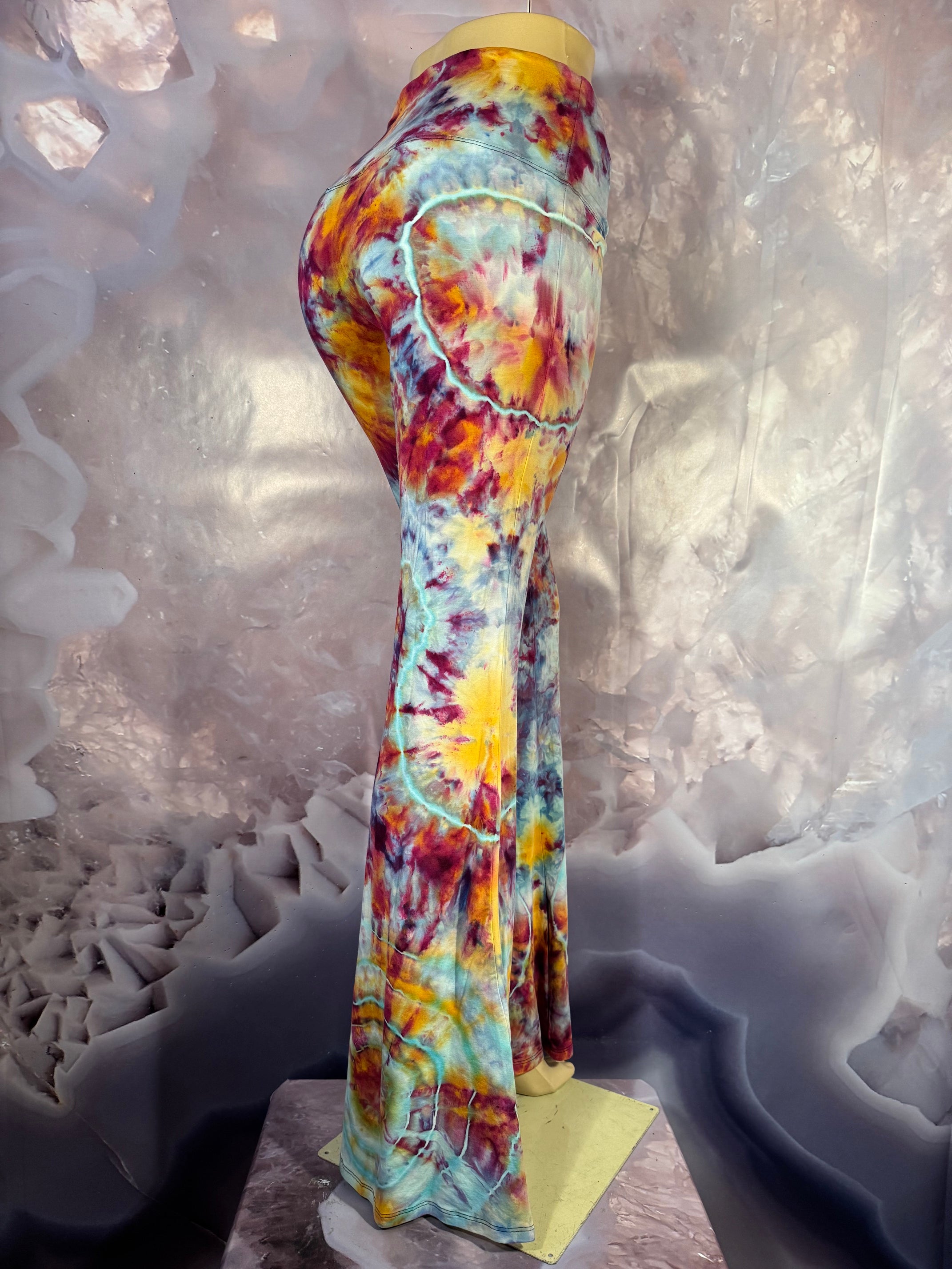 Large Colorfully Blessed McGee Bell Bottom #6
