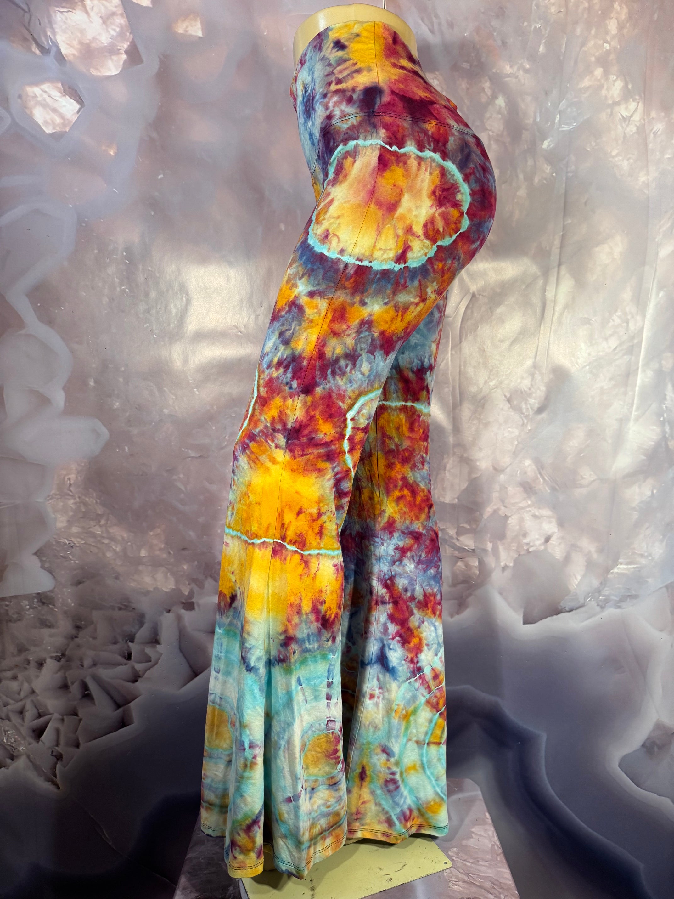 Large Colorfully Blessed McGee Bell Bottom #6