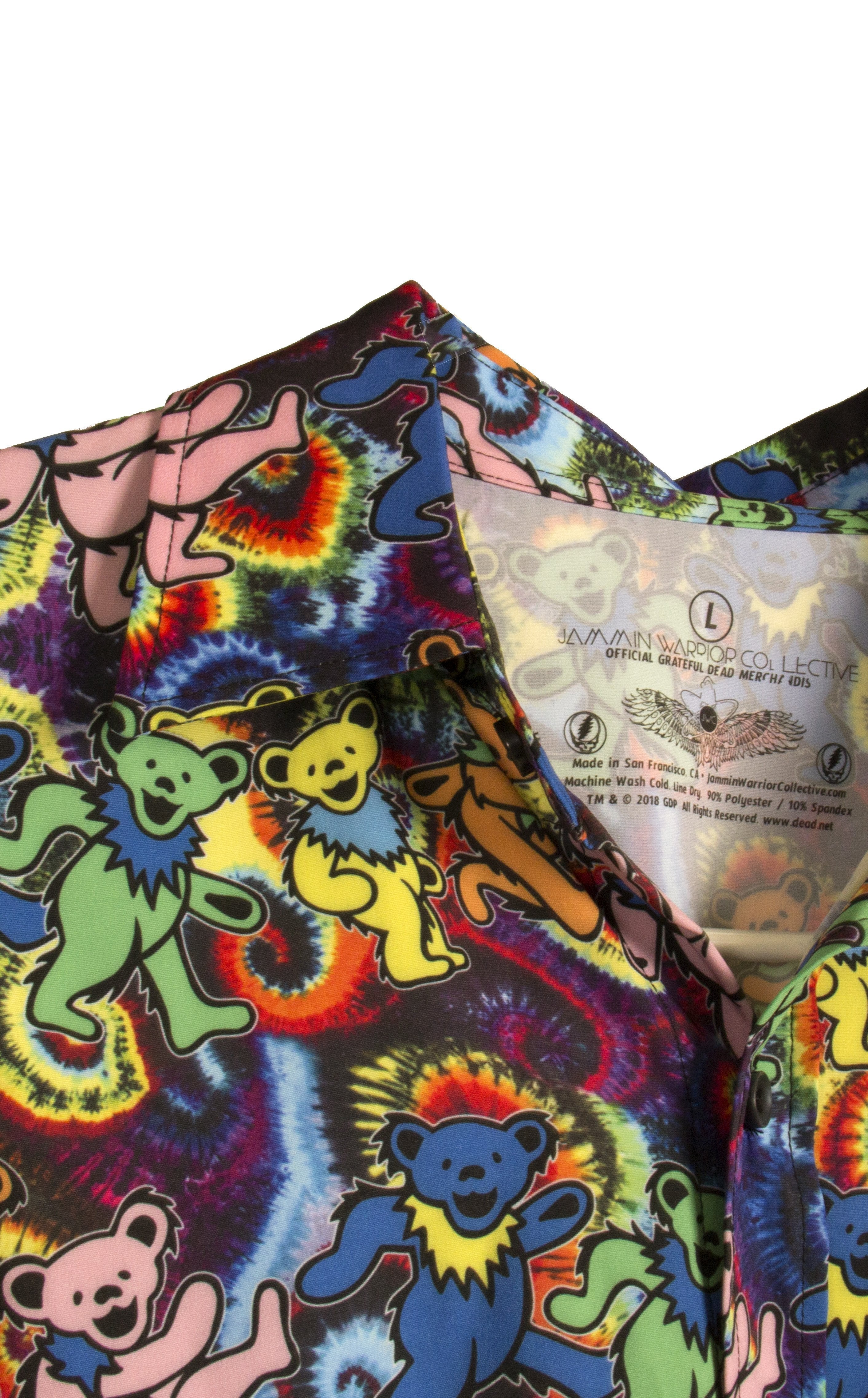 Dancing Bears Grateful Dead Dress Shirt - Warrior Within Designs ,Shirt 