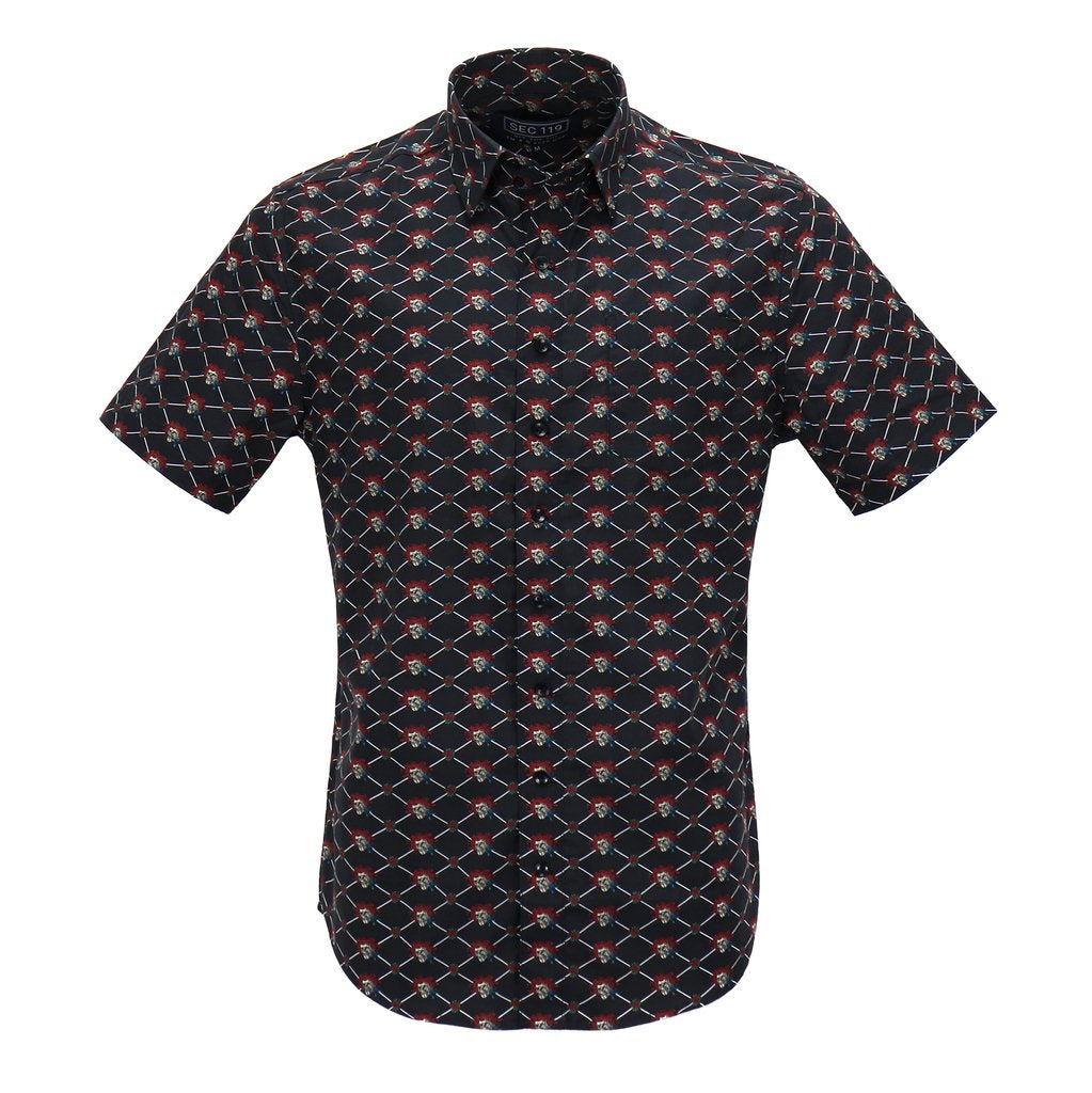 Monogram Bandana Hook Detail Long-Sleeved Shirt - Ready-to-Wear