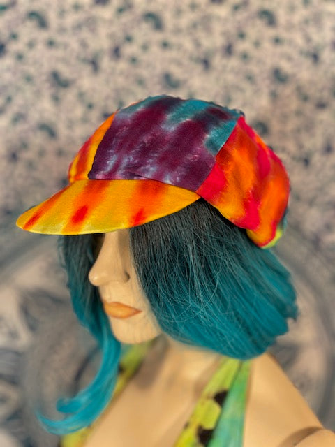 Tiedye Velvet Hat #1 (Regular Size)