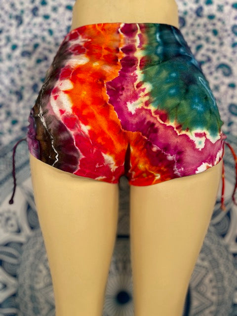 Medium Colorfully Blessed Dyes Cinch Shorts #4