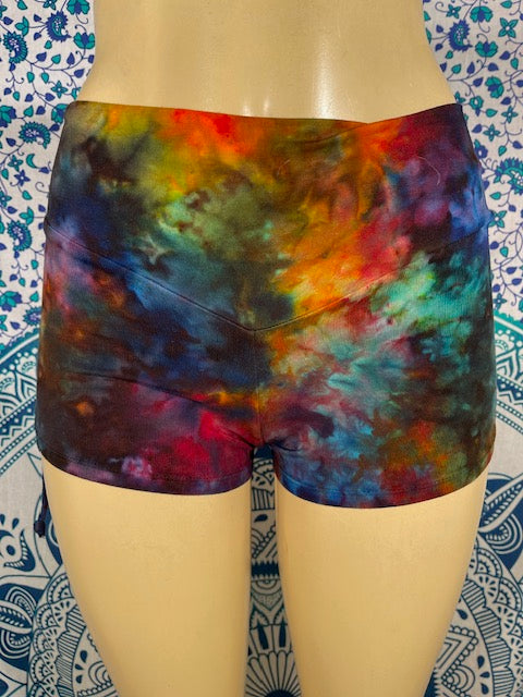 Small Colorfully Blessed Dyes Cinch Shorts #3