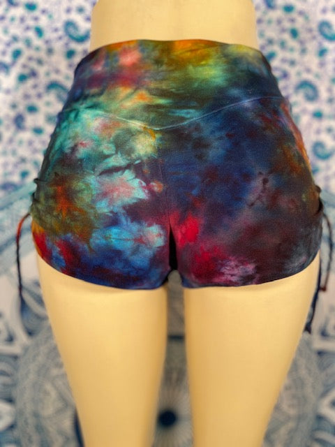 Small Colorfully Blessed Dyes Cinch Shorts #3