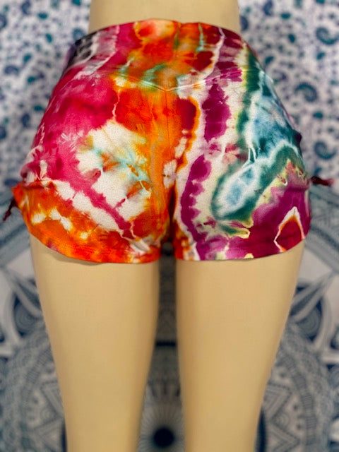 XL Colorfully Blessed Dyes Cinch Shorts #10
