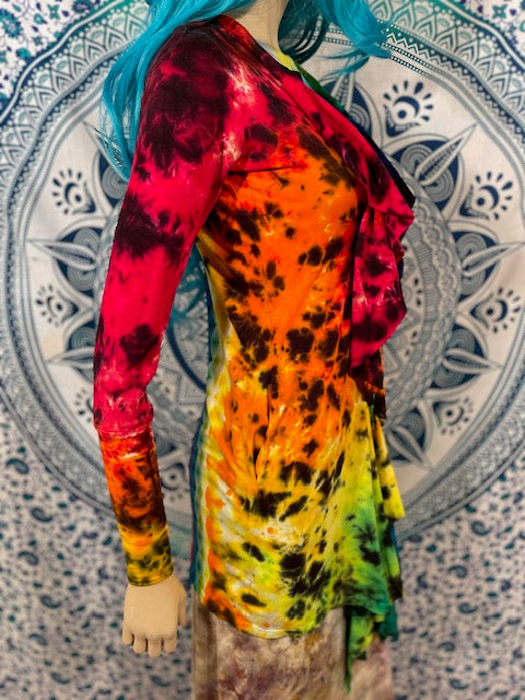 Ravan Alexandra Waterfall Cardigan #1 (Honey Comb Dye) XS-3XL