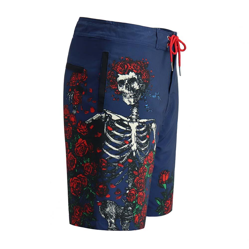 Grateful Dead Mesh Red White & Blue Steal Your Face Shorts - Section119, S