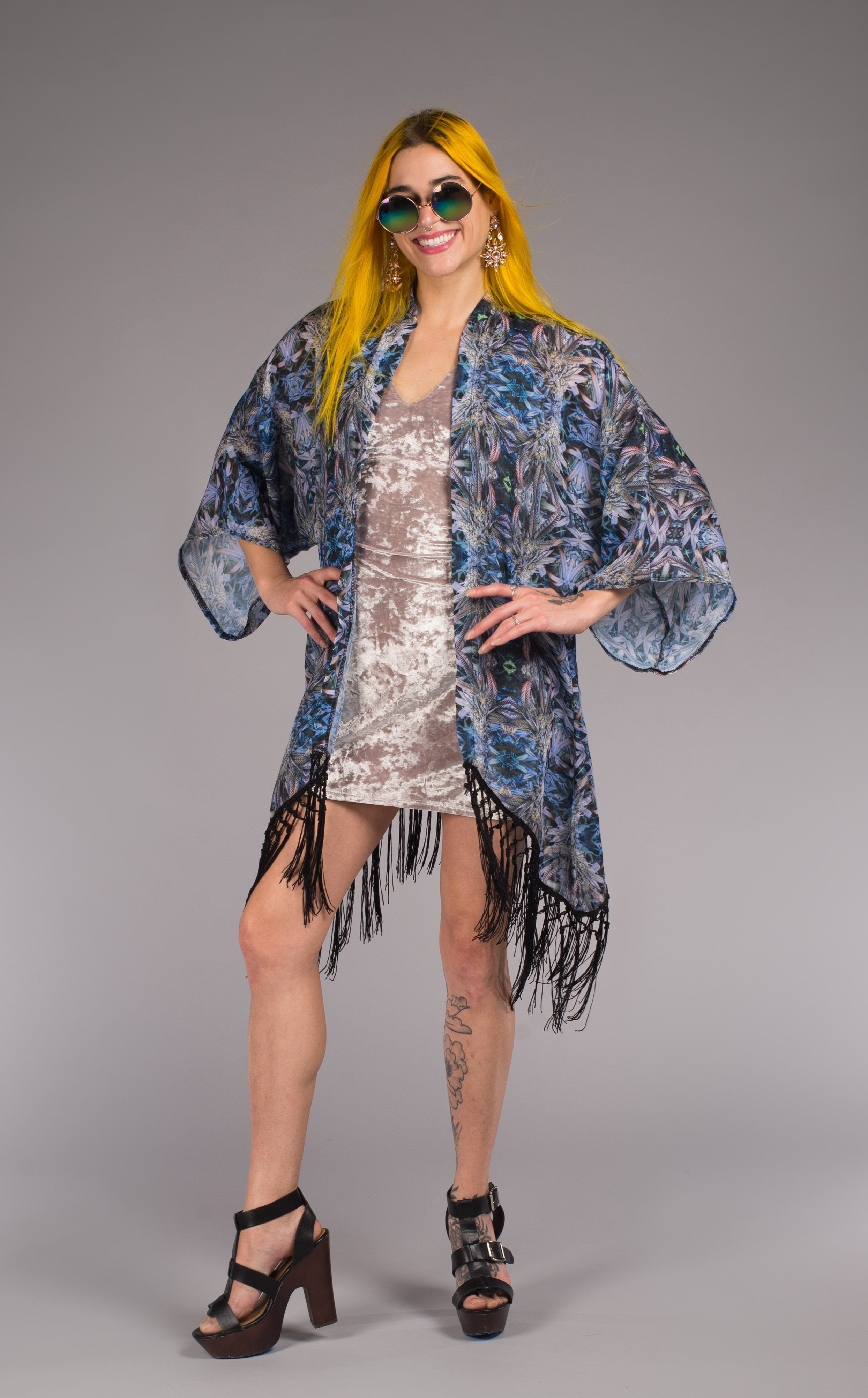 Night Owl Kimono - Jammin Warrior Collective - Warrior Within Designs ,Kimono 